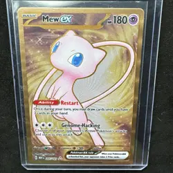 Mew ex EN-151 Ultra Premium Promo Pokemon Card SVP EN 205/165 Metal - Image 1