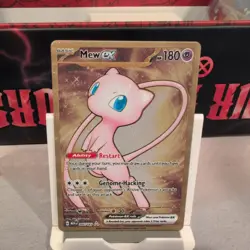 Mew ex EN-151 Ultra Premium Promo Pokemon Card SVP EN 205/165 Metal - Image 1