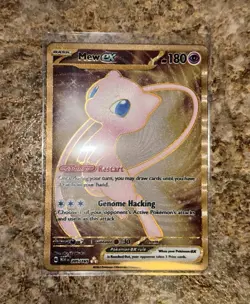 Mew ex EN-151 Ultra Premium Promo Pokemon Card SVP EN 205/165 Metal - Image 1