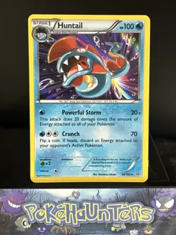 Pokemon Card Huntail 50/160 Primal Clash Holo Rare L/P - Image 1