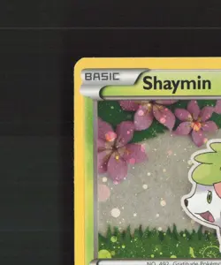 Shaymin XY188 XY Black Star Promo SWIRL Cosmos Holo Pokemon Card LP - Image 3