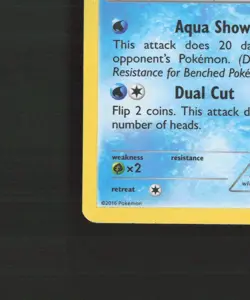 Greninja XY162 XY Black Star Promo Cosmos Holo Pokemon Card DMG - Image 5