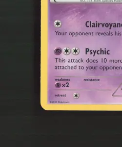 Mew XY192 XY Black Star Promo Cosmos Holo Pokemon Card LP - Image 5