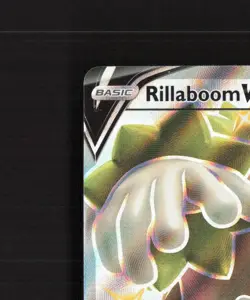 Rillaboom V SV105/SV122 Shining Fates Full Art Shiny Holo Rare Pokemon Card NM - Image 3