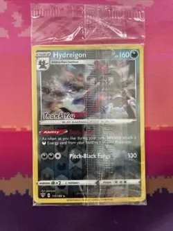 LIVE Pokemon Card Hydreigon 110/189 Thank You Promo SEALED Near Mint - Image 1