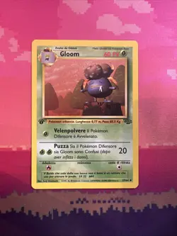 LIVE Pokemon Card Gloom Jungle 1st Edition 37/64 Italian Near Mint - Image 1