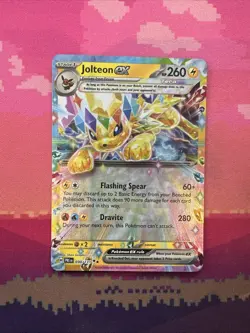 LIVE Pokemon Card Jolteon ex 030/131 Ultra Rare Prismatic Evolutions Near Mint - Image 1