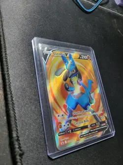 LIVE Pokemon Card Lucario V SWSH213 Black Star Promo Ultra Rare Near Mint - Image 3