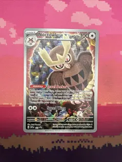 LIVE Pokemon Card Noctowl Black Star Promo 141 Near Mint - Image 1