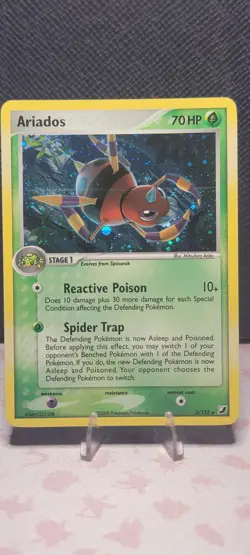 Ariados 2/115 EX Unseen Forces Holo Rare Pokemon Card - Image 1