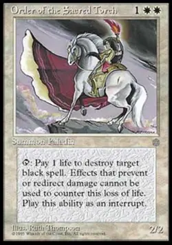 Order of the Sacred Torch - Light Play MTG Ice Age - Image 1