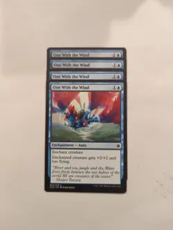 (4) One With the Wind *PLAYSET* Ixalan Regular NM MTG - Image 1