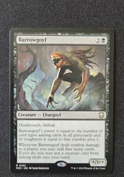 MTG - Barrowgoyf - Commander: Modern Horizons 3 - Near Mint Rare #102 Non Foil - Image 1