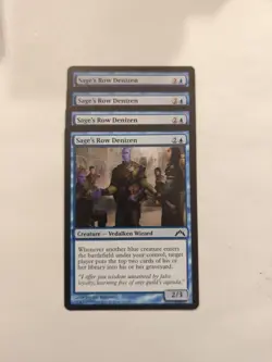 (4) Sage's Row Denizen *PLAYSET* Gatecrash Regular NM MTG - Image 1