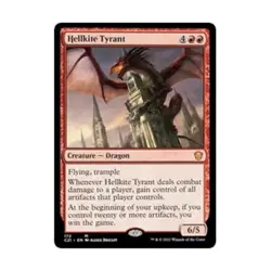 WOTC MtG Commander 2021 Hellkite Tyrant (MR) NM - Image 1