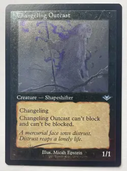 Changeling Outcast (Retro Frame) (Foil Etched) Modern Horizons MTG NM - Image 1