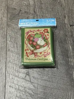 Pokemon Center Japan Official Shaymin Flower Bouquet Card Sleeves & Deck Box - Image 3