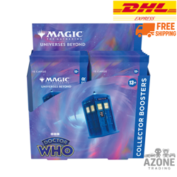 Magic The Gather MTG Universes Beyond Doctor WHO Collector Booster Box 12 Packs - Image 1