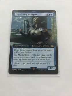 Edgar, King of Figaro Extended Art Final Fantasy MTG - Image 1