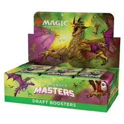 MTG CMM Commander Masters Draft Booster Box English 24Pack480Card Factory Sealed 195166217208 - Image 1