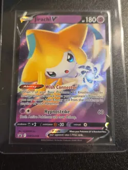 Pokemon TCG Jirachi v SWSH299 SWSH: Sword & Shield Promo Cards Holo NM/M - Image 1
