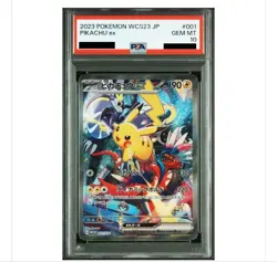 PSA 10 Pikachu ex 001/030 Yokohama Promo Pokemon World Championships 2023 WCS - Image 1