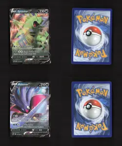 Dark Type Pokemon Black Ultra Rare V Holos Reverse Bundle Set 12 Cards Lot - Image 3