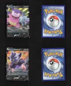 Dark Type Pokemon Black Ultra Rare V Holos Reverse Bundle Set 12 Cards Lot - Image 4