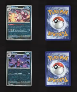 Dark Type Pokemon Black Ultra Rare V Holos Reverse Bundle Set 12 Cards Lot - Image 5