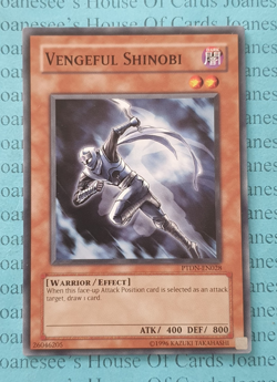 PTDN-EN028 Vengeful Shinobi Yu-Gi-Oh Card Unl - Image 1