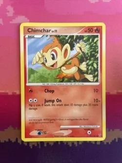 Pokemon Card Chimchar Supreme Victors Common 97/147 Near Mint - Image 1
