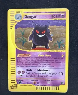 Pokemon Card- Gengar-Expedition-Holo-13/165-Rare-NoCrystal-ENG-LP - Image 1