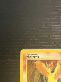 Pokemon TCG Moltres 12/62 Fossil Set Holo Rare Card Vintage WOTC 1999 MP - Image 3