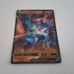 Lucario V 146/264 - Fusion Strike Ultra Rare Pokemon Card - Near Mint (NM) Holo - Image 1