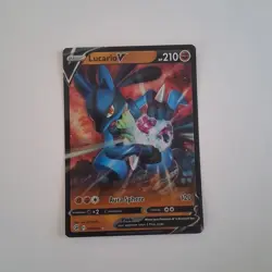 Lucario V 146/264 - Fusion Strike Ultra Rare Pokemon Card - Near Mint (NM) Holo - Image 2