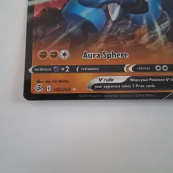 Lucario V 146/264 - Fusion Strike Ultra Rare Pokemon Card - Near Mint (NM) Holo - Image 4