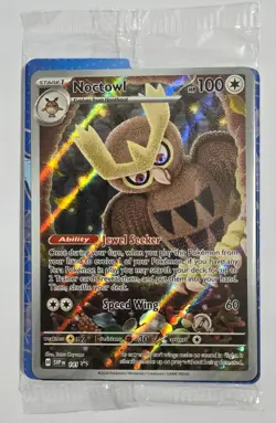 Noctowl SVP 141 Stellar Crown Promo SEALED Pokemon Card - Image 1