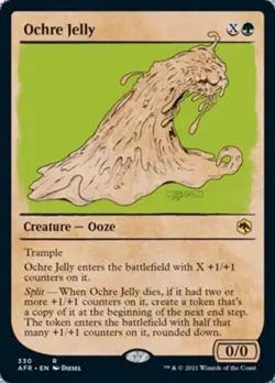 Ochre Jelly (Showcase) - Light Play MTG Adventures in the Forgotten Realms - Image 1