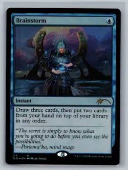 Magic The Gathering Secret Lair Drop Series Brainstorm #174 Foil MTG TCG CCG - Image 1