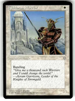 Kjeldoran Warrior Ice Age MTG Magic The Gathering Magic - Image 1