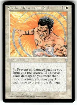 Circle of Protection: Red - Ice Age - Magic the Gathering MTG Nice! - Image 1