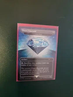MTG Secret Lair Chaos Emerald (Lotus Petal) Light Blue 7033, Actual Card In Pics - Image 2
