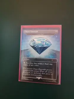 MTG Secret Lair Chaos Emerald (Lotus Petal) Light Blue 7033, Actual Card In Pics - Image 3