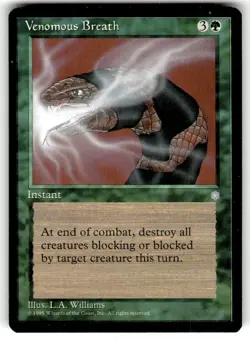 Venomous Breath Ice Age Regular MTG NM - Image 1