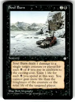 Soul Burn Ice Age Regular MTG MTG - Image 1