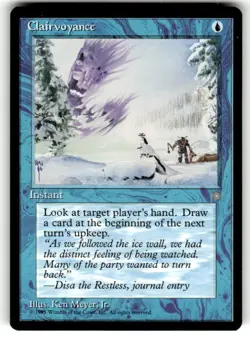 Clairvoyance Ice Age Regular Magic MTG - Image 1