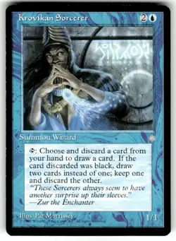Krovikan Sorcerer Ice Age Regular MTG - Image 1
