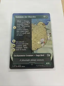 Summon: Fat Chocobo 0371 Alt Art NM Final Fantasy MTG - Image 1