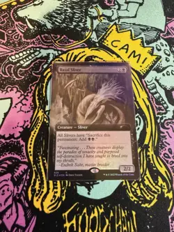 MTG Secret Lair 2022 Drop Foil 629 Basal Sliver Extended Art - Image 1