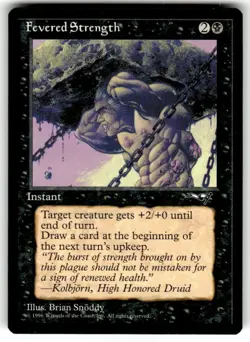 Magic the Gathering MTG Fevered Strength (50a) Alliances NM - Image 1